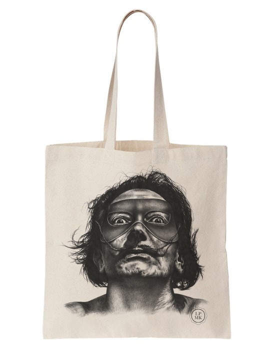 WRINKLE LOOK ROCKER TOTE BAG - Black