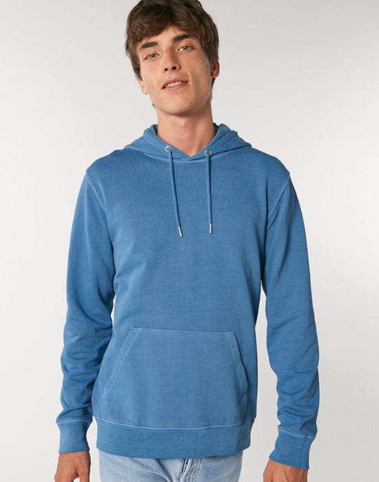 Blank Man Hoodie Sweat Shirt Cadet Blue Basic Hoodie Sweat Shirt Lapolemik LPMK