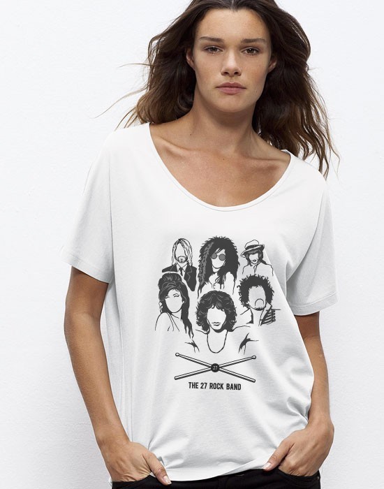 rock band oversized t shirt